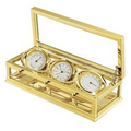24K Gold Plated Weather Station